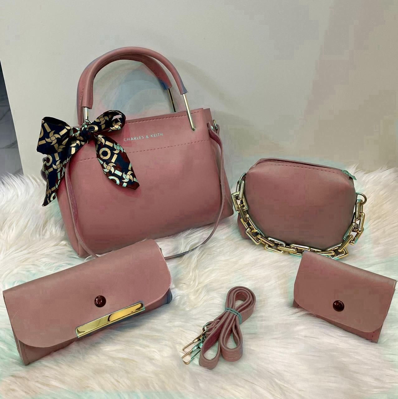 Charles & keith 5Pc's Elegant Bag Set On Sale
