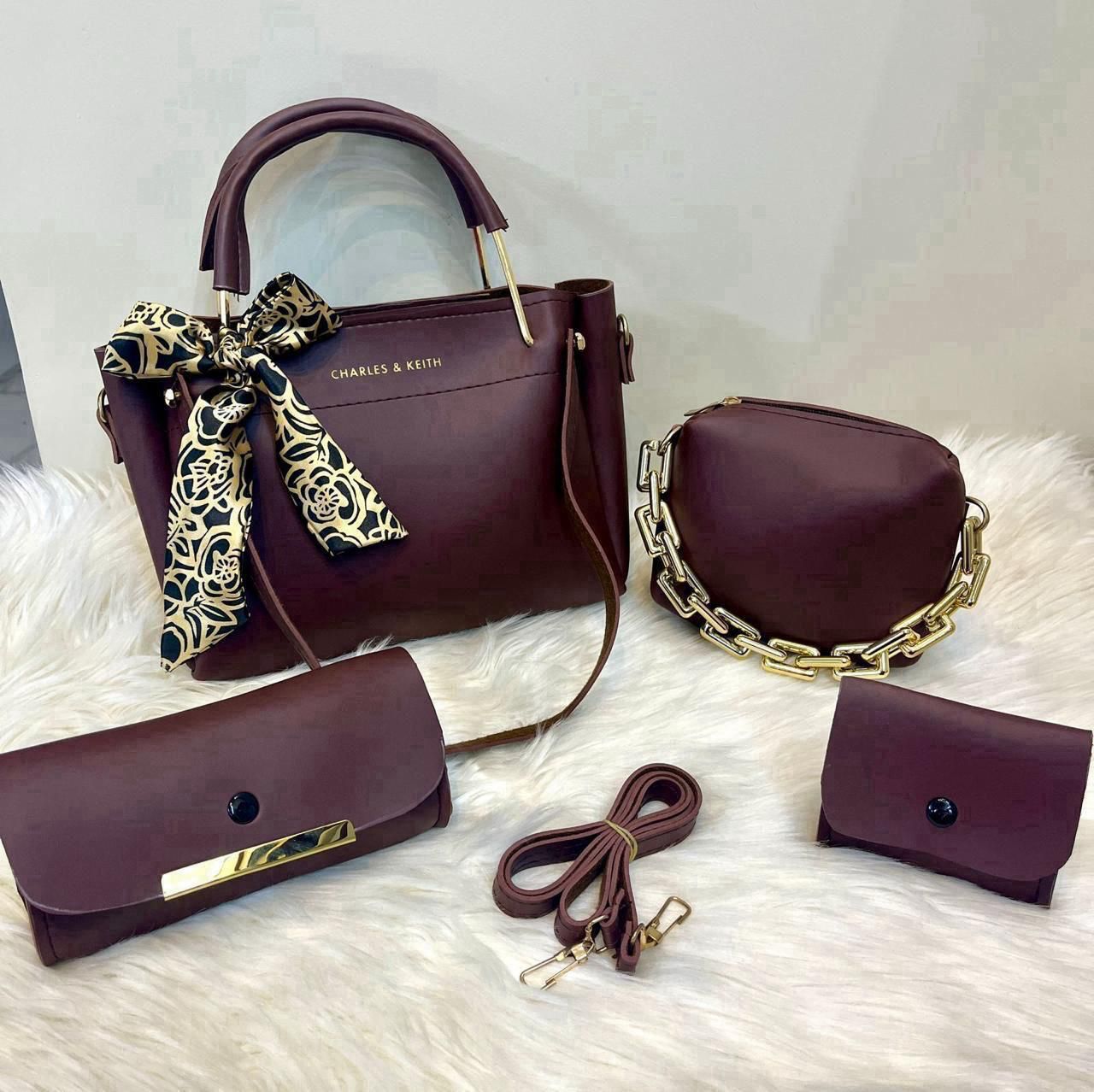 Charles & keith 5Pc's Elegant Bag Set On Sale