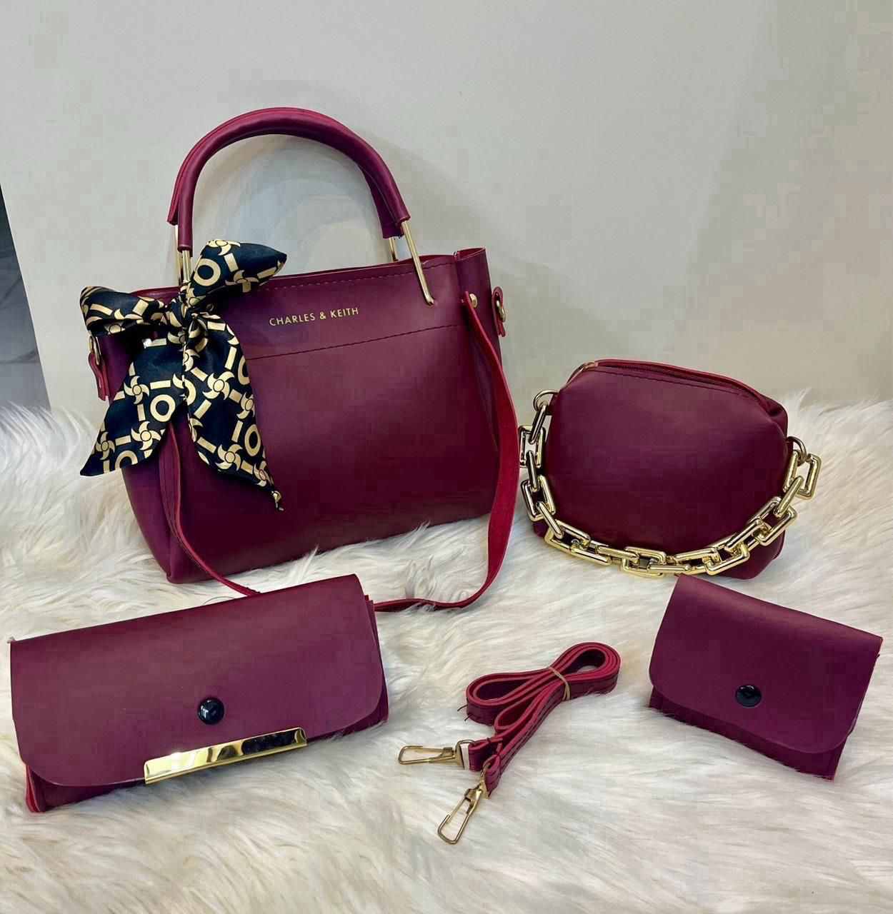 Charles & keith 5Pc's Elegant Bag Set On Sale