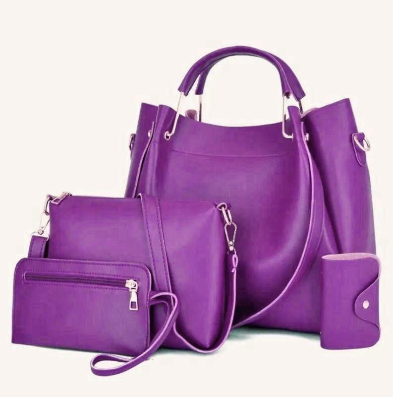 High Quality 3 Piece Synthetic Leather Shoulder Bag