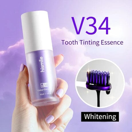 Hismile V34 Violet Toothpaste – Brighten Instantly, Shine Effortlessly