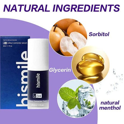 Hismile V34 Violet Toothpaste – Brighten Instantly, Shine Effortlessly